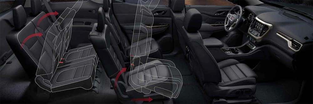 GMC Acadia Interior Seating Configurations