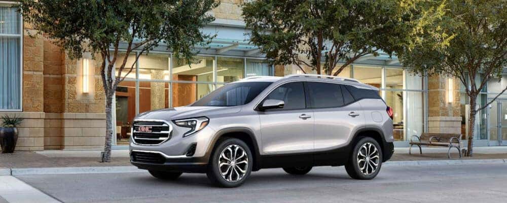 2021 GMC Terrain parked on city street
